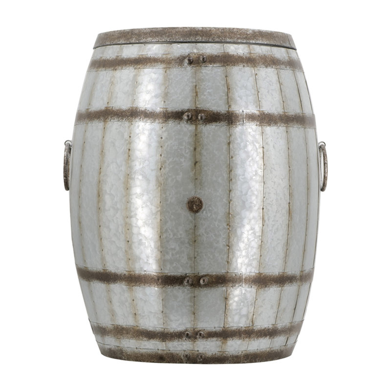 22.5x22.5x26" Drum Side Table