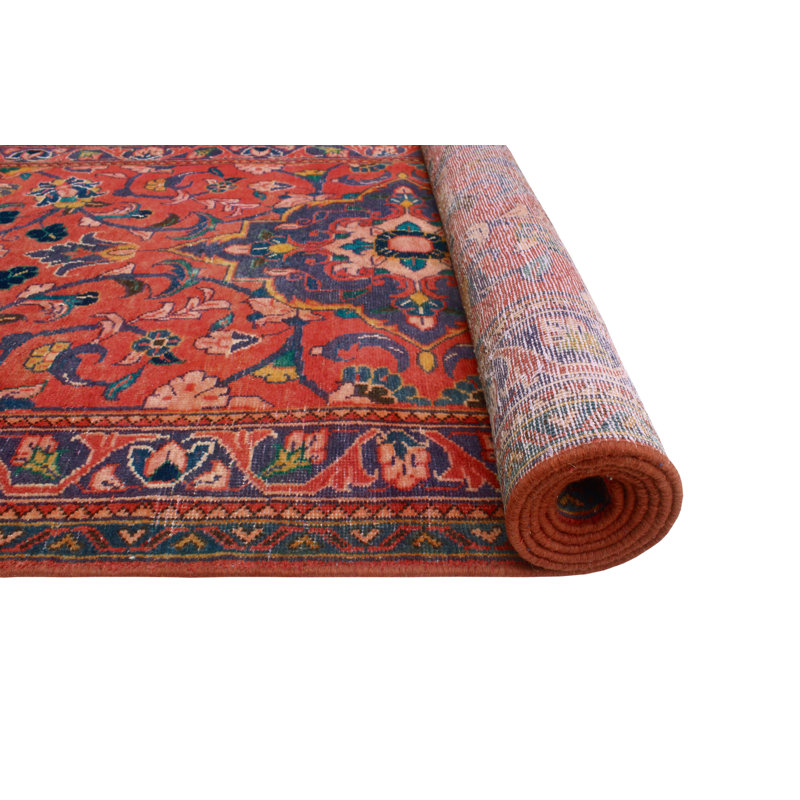 Khylar Distressed Ezequiel Red Runner