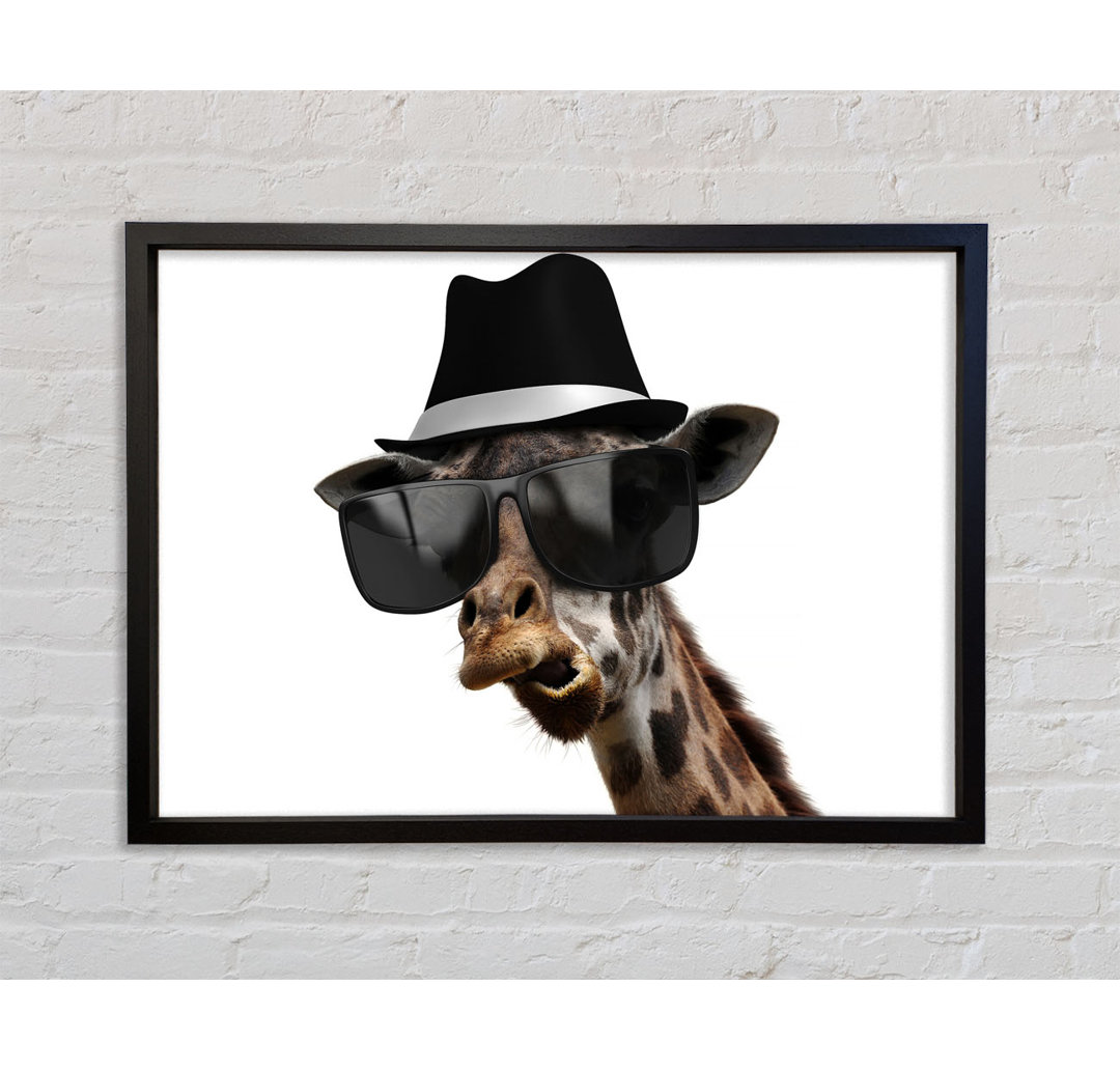 Mafia Giraffe Gerahmter Druck