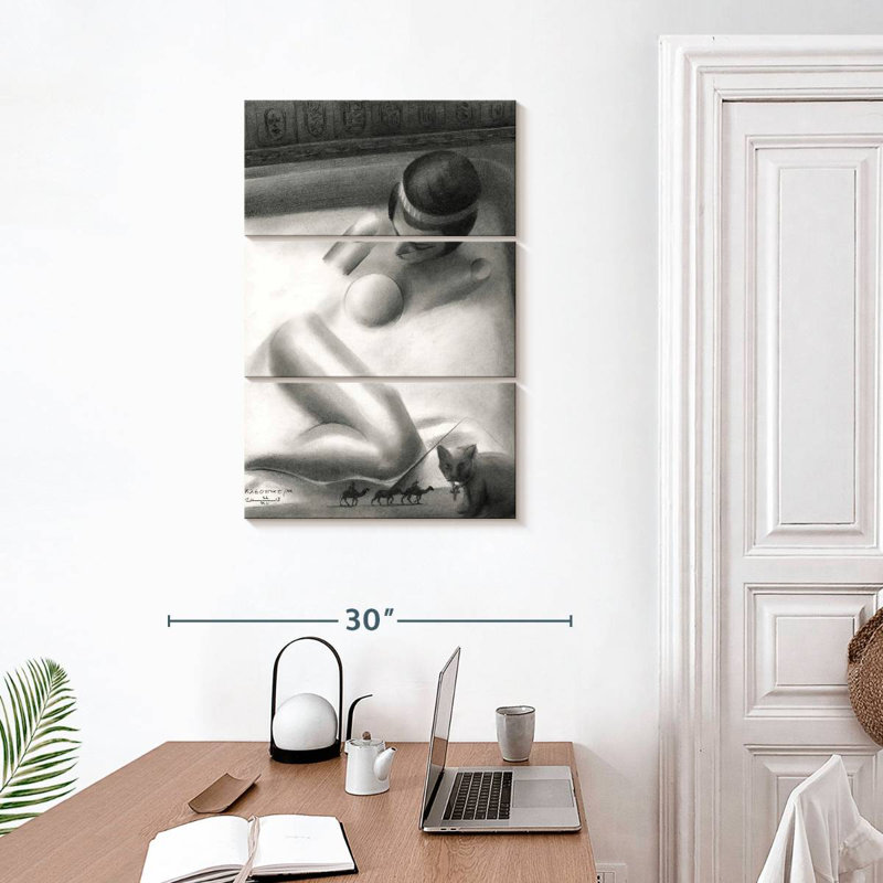 Leisha Bathing Cleopatra, 32" H x 20" W