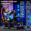Anman G29 Racing Sim Cockpit Stand and Seat Fit Logitech G920 G923 Thrustmaster, Not Include Steering wheel & Wheels & Pedals and Shifter Handbrake