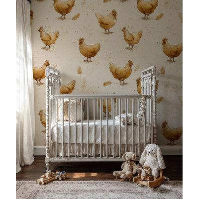 Murale de poule rustique amovible