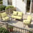 6.5″ Outdoor Replacement  Cushion Set, Deep Seating Seat / Back Cushion Set-1070637947
