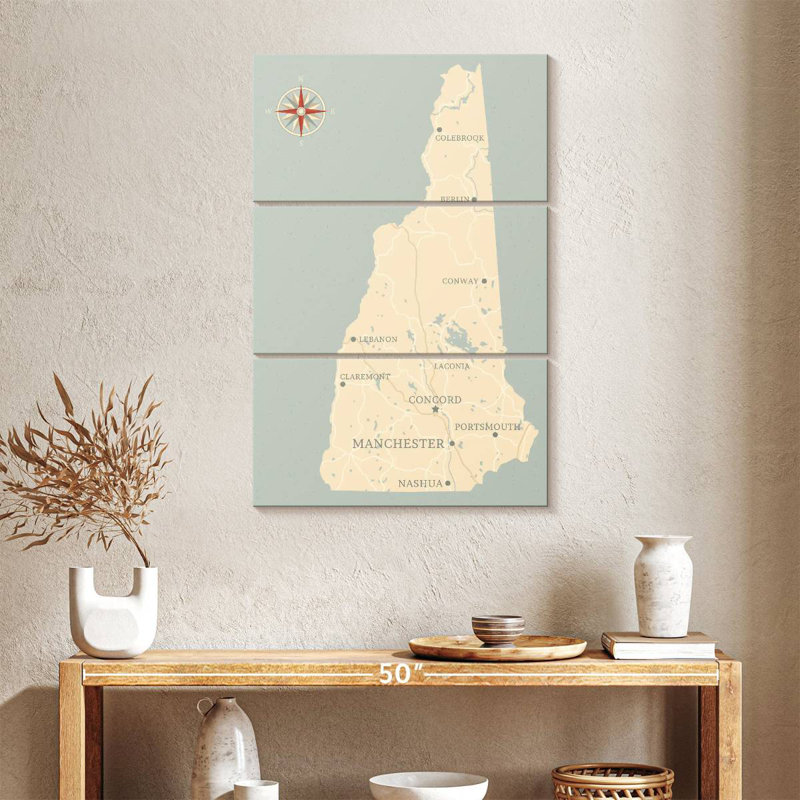 Aliaz New Hampshire Map