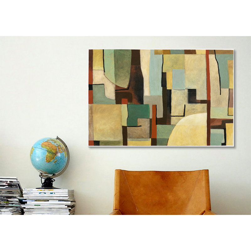 "i93" par pablo esteban, reproduction d’art sur toile, H 26 po x l 40 po x P 1,5 po, Pas de tapis, Toile tendue