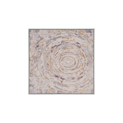 Machine Washable Gray Area Rug
