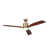 Brushed Natural Brass/Brown