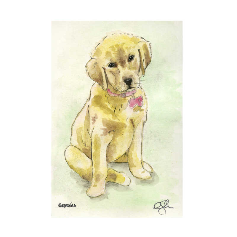 Art sur toile Anika Goodhue Georgia, H 12 po x l 19 po