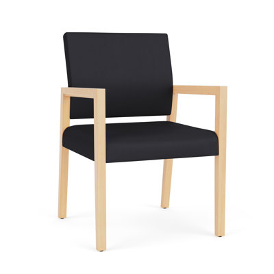 Brooklyn Waiting Reception Guest Chair Wood Frame
