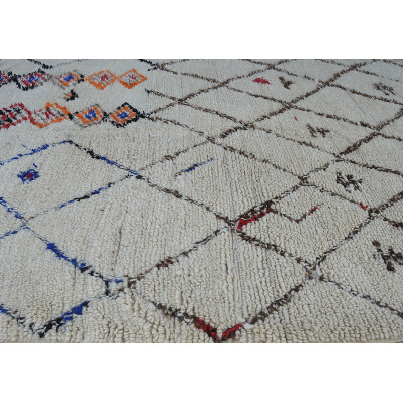 One-of-a-Kind Rectangle 6'2" X 10'10" Hand Knotted Area Rug