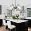 6 - Light Classic / Traditional Chandelier With Fabric Shades