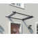 Palram - Canopia Nancy 5 ft. W x 3 ft. D Acrylic Clear Slope Stationary Door and Window Awning