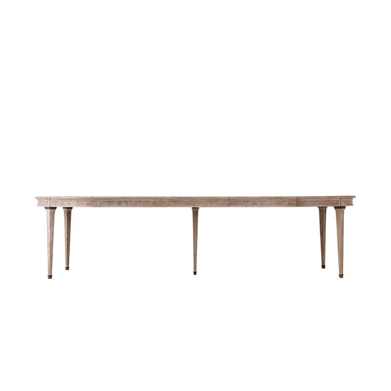 Composition Extendable Mahogany Dining Table