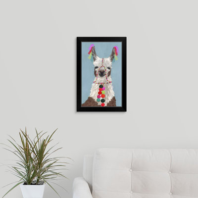 Novogratz’pom pom llama i ", reproduction d’art encadrée