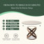  Table de salle à manger ronde moderne avec base à piédestal, base en acier au carbone pré-assemblée-1889946656-1933669252-1889946662