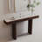 Retro style simple console table-750077265