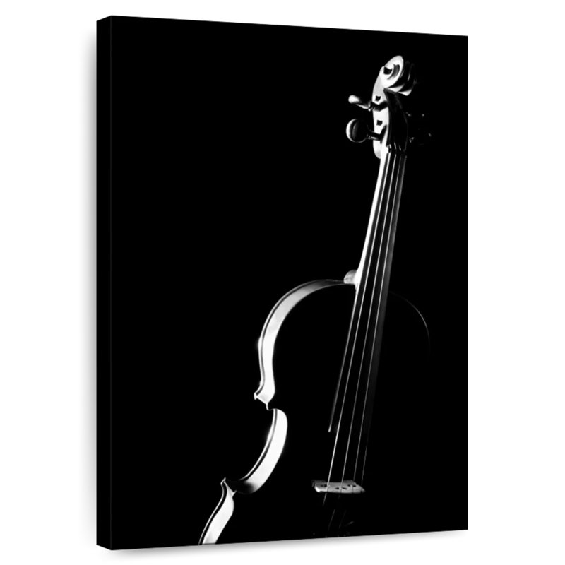 Silhouette de violon Abarca, H 51 po x l 34 po