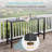 Counter Height 36.97'' Iron Bar Table-166947702-159474291