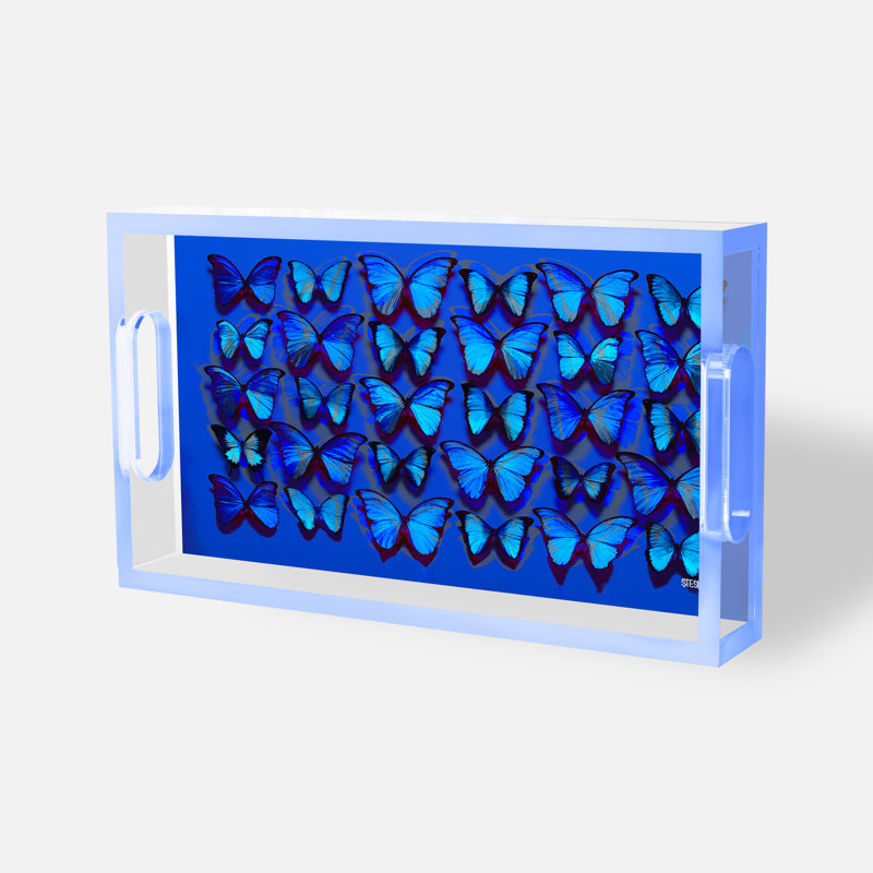Cobalt Midnight Blues, 7"W x 12"D x 2"H