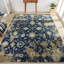 Dassiah Handmade Wool Floral Area Rug-1799488605