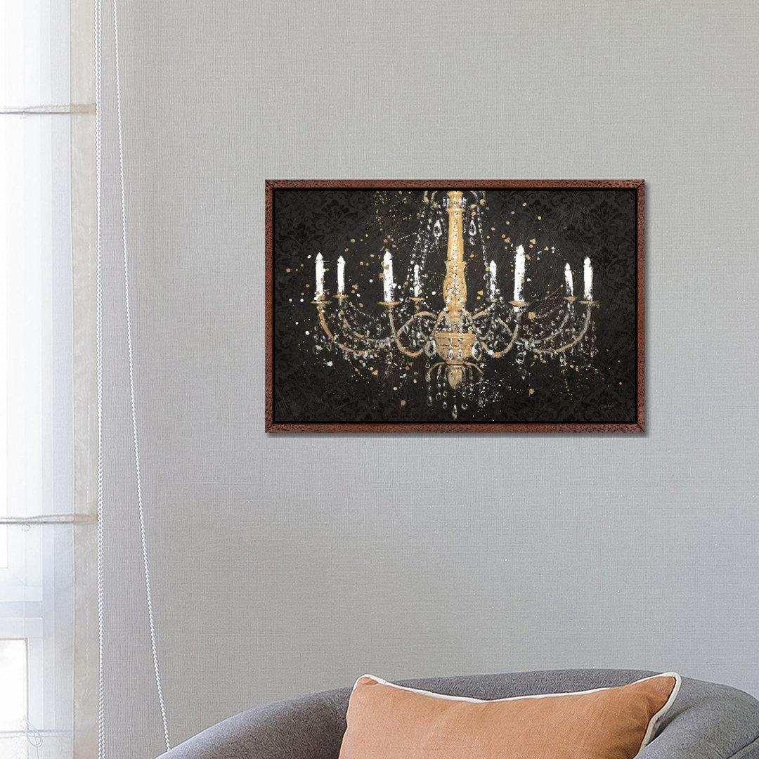 Grand Chandelier Black I von James Wiens - Galerie- Giclée auf Leinwand