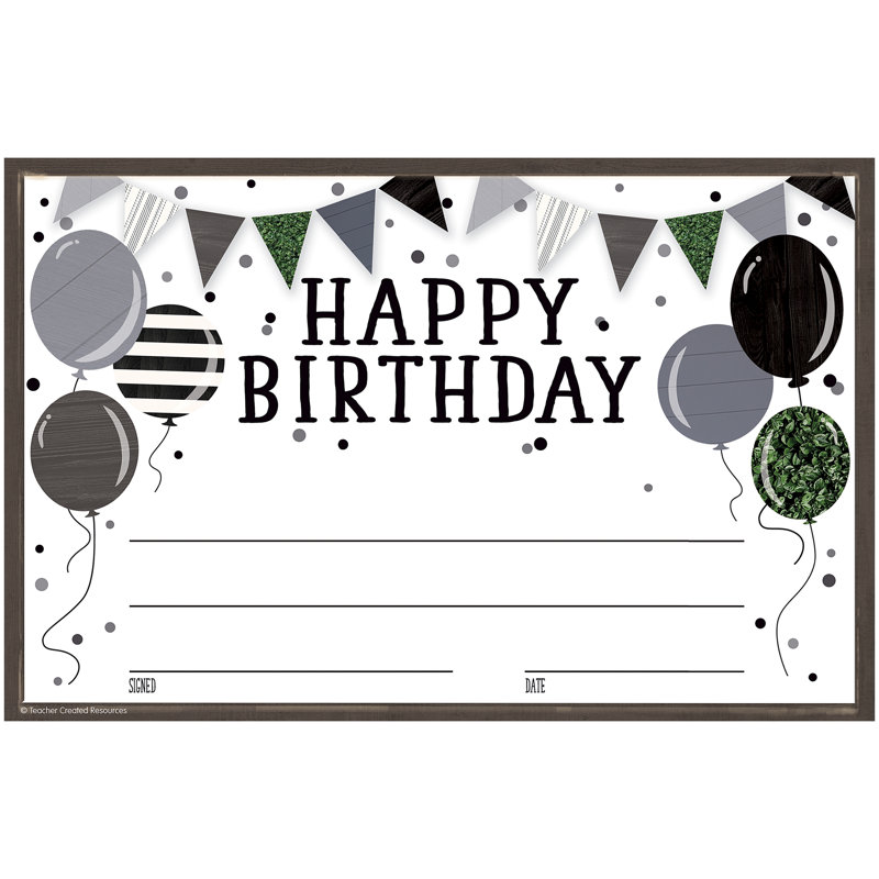 Happy Birthday Award