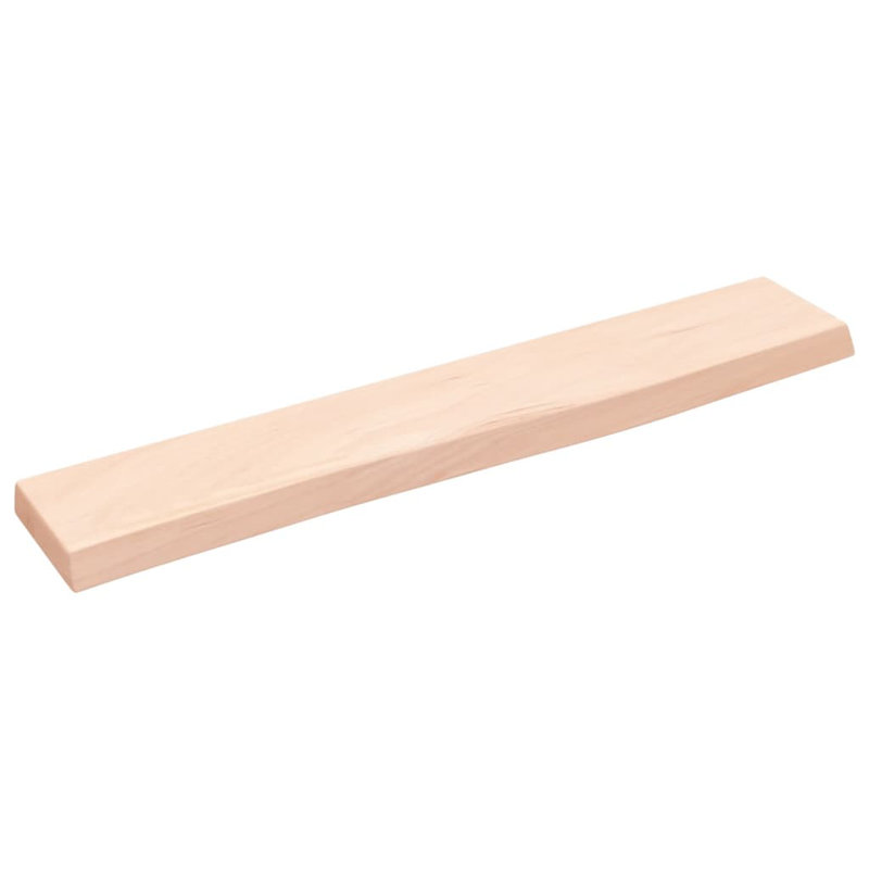 Flagstaff Oak Solid Wood Floating Shelf, 2cm H x 60cm W x 10cm D