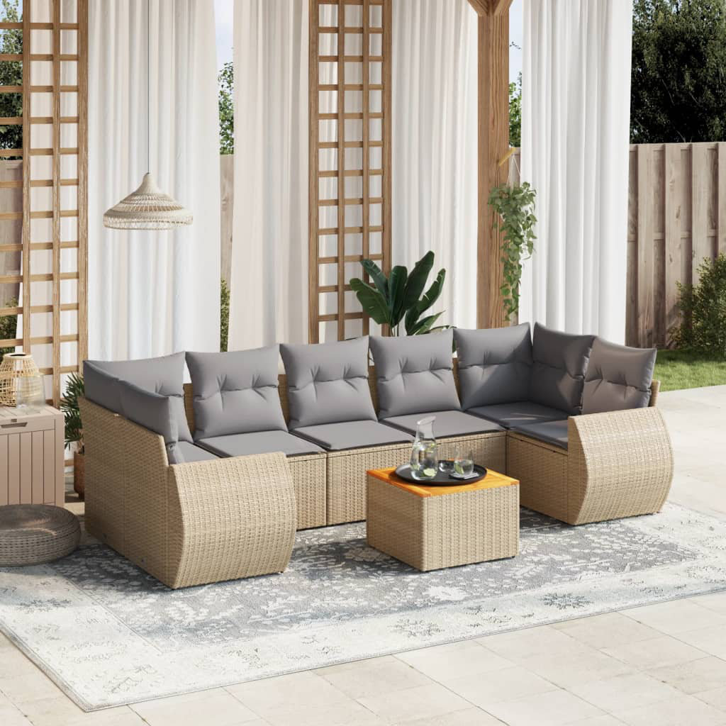 Gartensofa mit Kissen