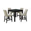 Gordillo 4 - Person Solid Wood Solid Wood Top Four Leg Dining Set-129587150