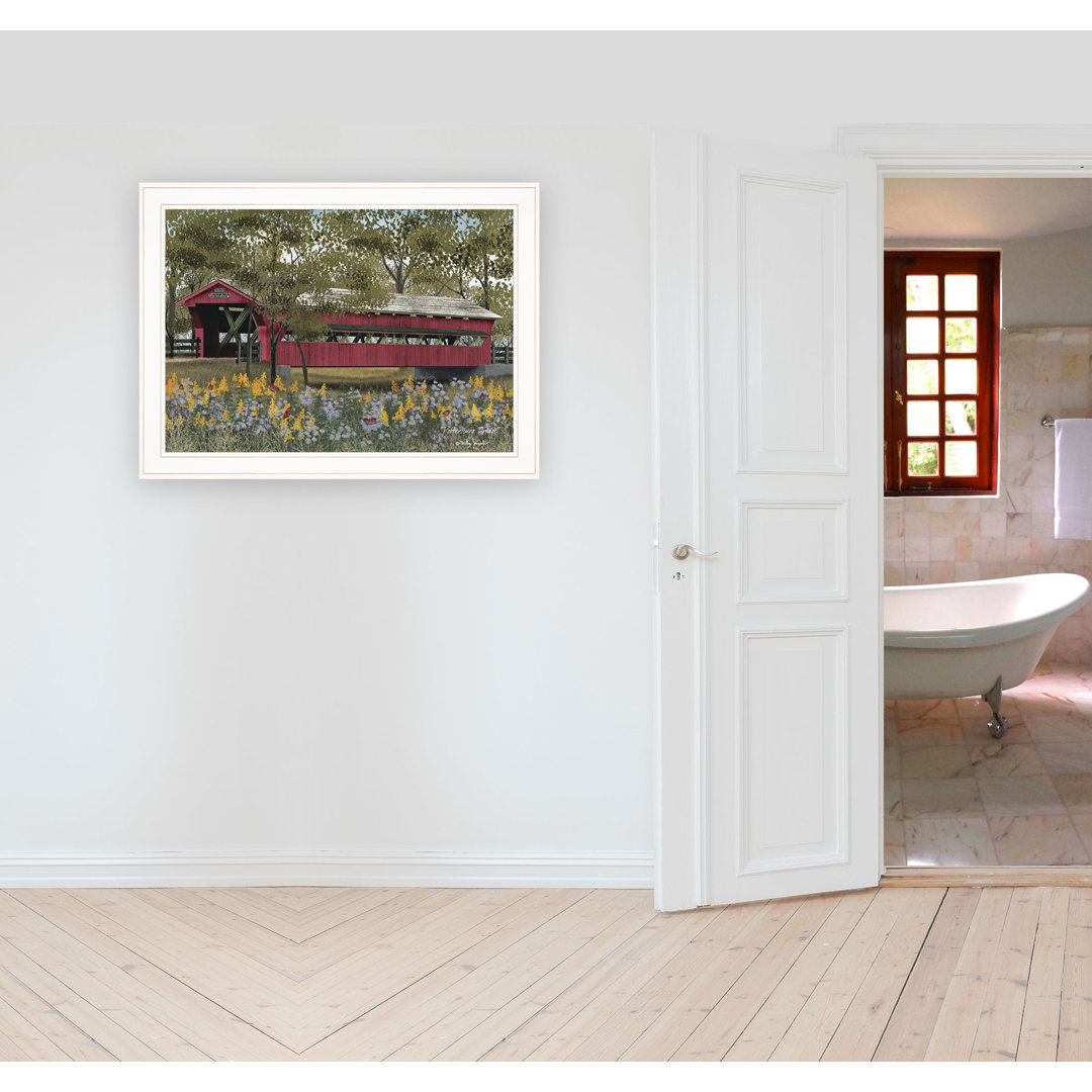 Pottersburg Bridge Framed Wall Art for Living Room, Home Wall Décor Print by Billy Jacobs August Grove® Frame 