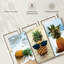 Ensemble de 3 pièces d'ananas sur toile-1237347522