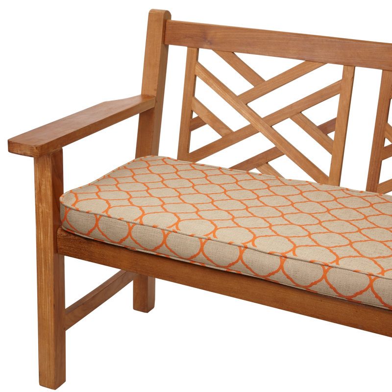 Coussin de banc d’intérieur/d’extérieur sunbrella, l 48 po x P 19 po