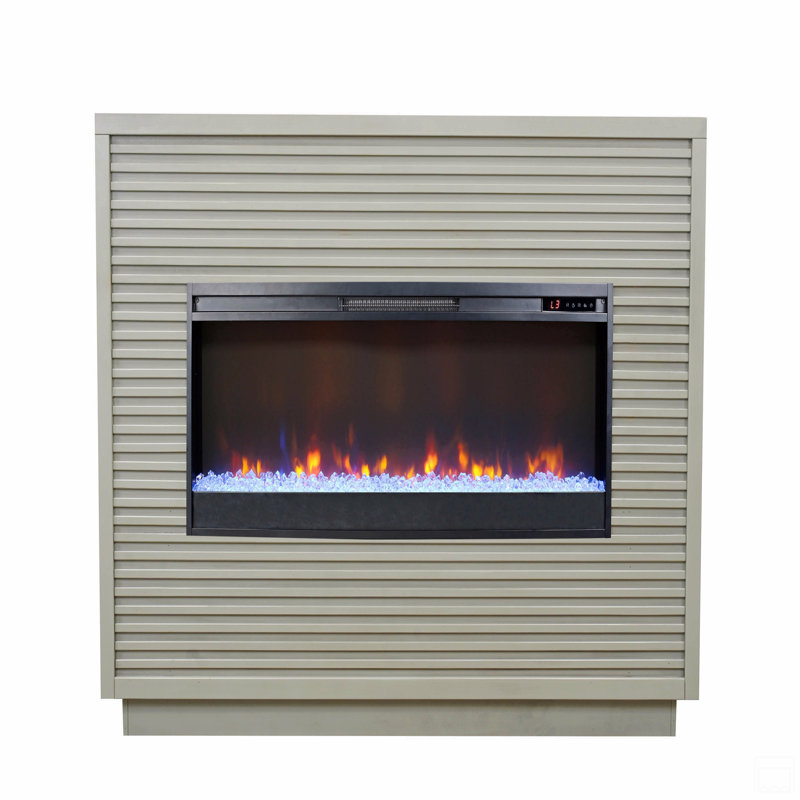62 Inch Fireplace Mantel, Sandstone Finish