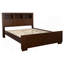 Ensemble de chambre avec très grand lit 4 pièces Emory Cappuccino-143149300