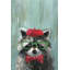 Raccoon The Painter - Wrapped Canvas Painting-34963564