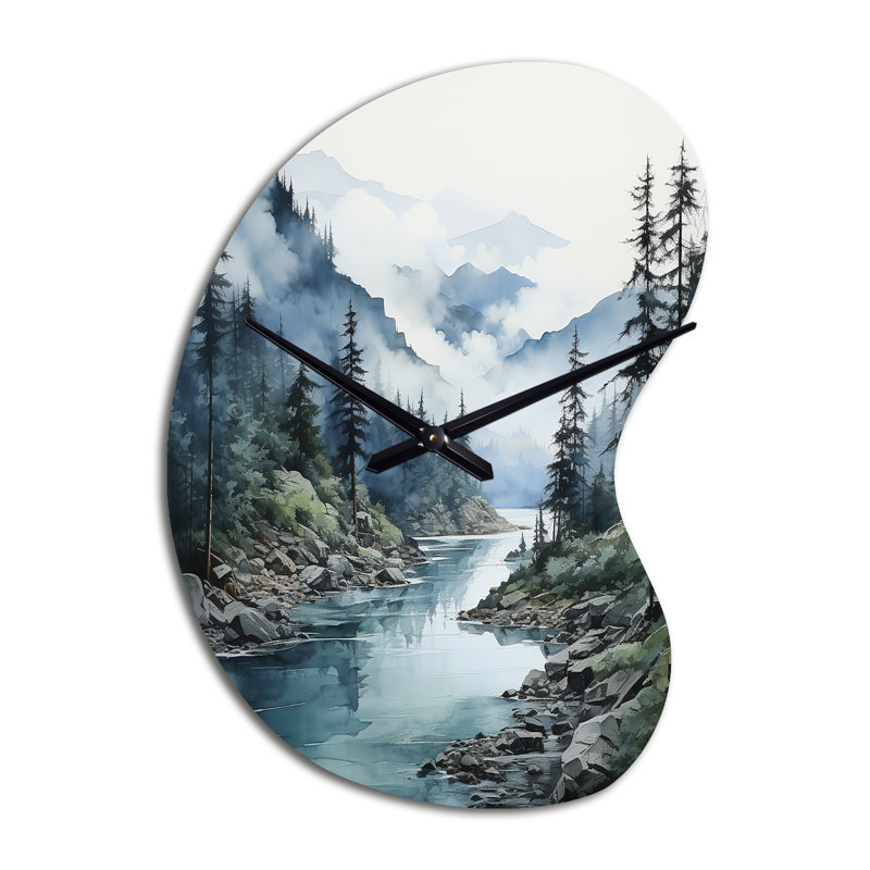 Horloge murale grise, Petit