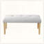 Banc rembourré moderne capitonné