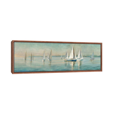 " Sailboats at Sunrise " Painting