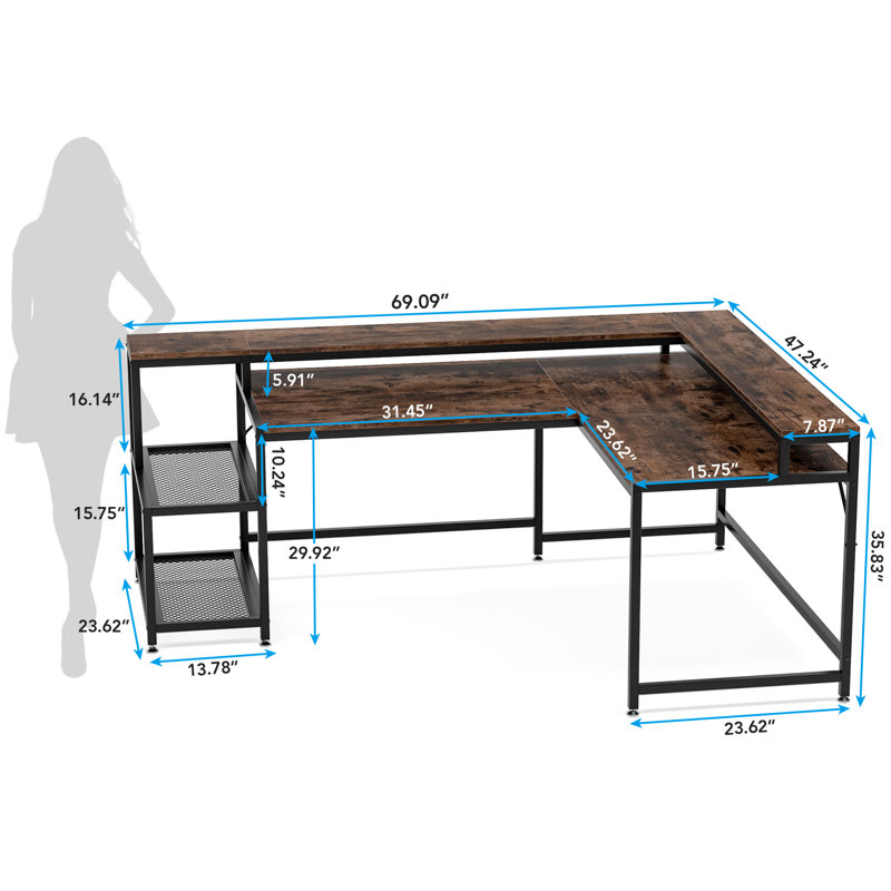 Bureau 69,1 po Renitia, Brun