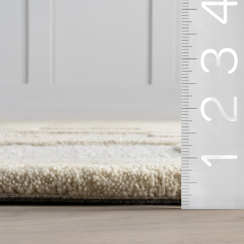 Remy Crosshatch Wool Area Rug, Rectangle 7'6" x 9'6"
