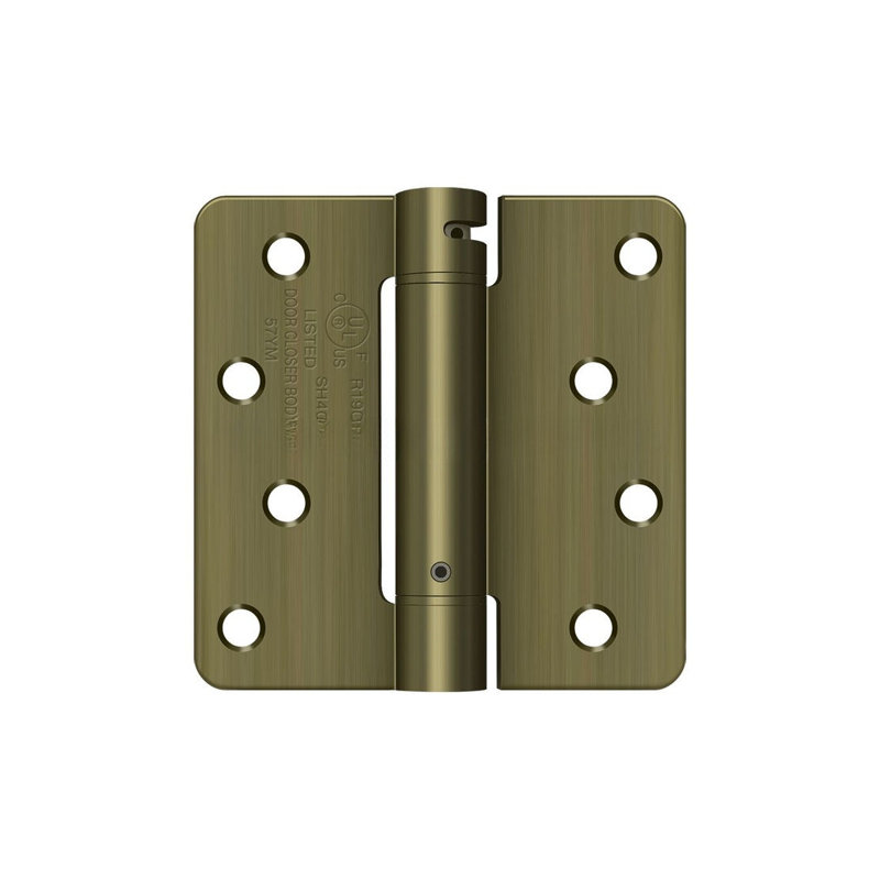 64'' x 64'' Steel Surface Mount Hinge, Antique Brass