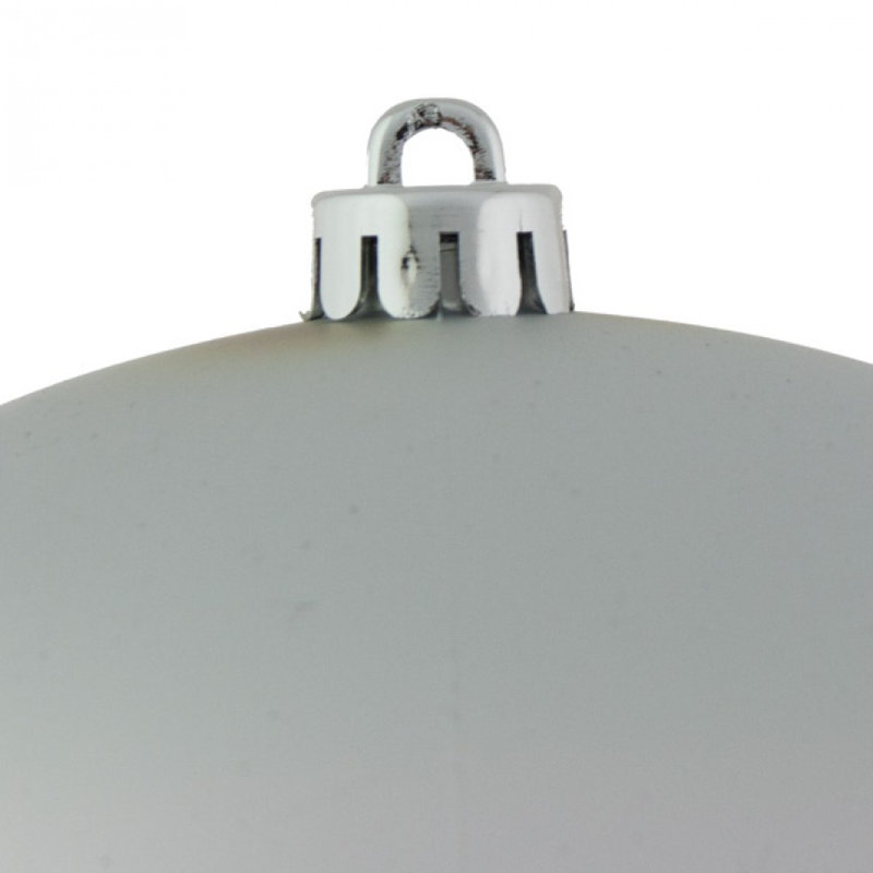 Bauble, 20cm H x 20cm W, Silver