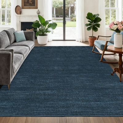 Machine Washable Area Rug for Living Room Modern Solid Colour Throw Carpet for Bedroom Dining Room