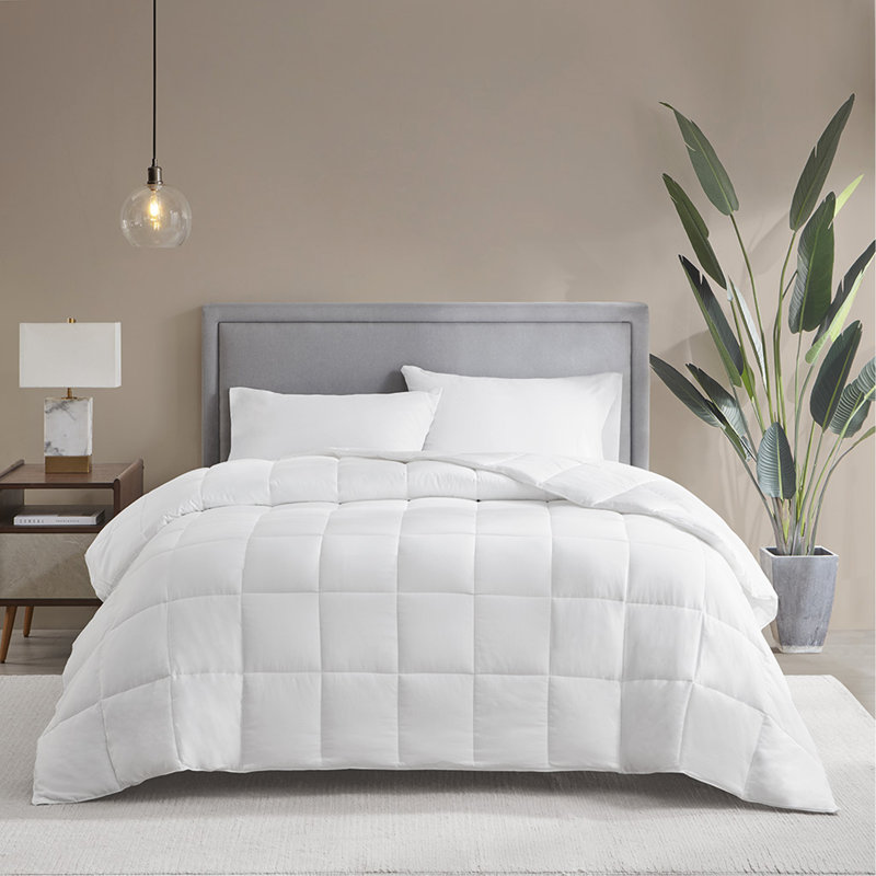 Full/Queen Cotton Down Alternative Featherless Comforter, Queen Comforter