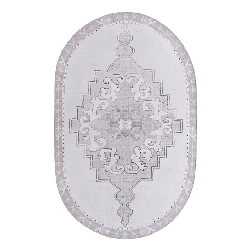 Chenille Indoor Rug, Oval 5' x 8'