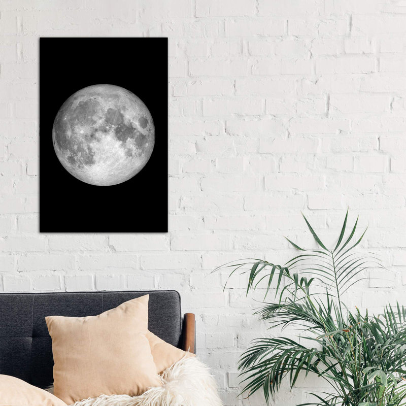 Full Moon - Wrapped Canvas Print, 66.04 cm H x 45.72 cm W x 3.175 cm D