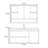 Light luxury simple style bathroom cabinet
