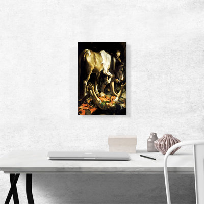 " The Conversion Of St Paul On The Way To Damascus 1601 " by Caravaggio Painting Print