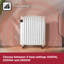 Black And Decker Electric Radiator Space Heater with Adjustable Thermostat and with Digital Display-98844875