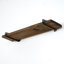 Tablette en bois massif avec rebord